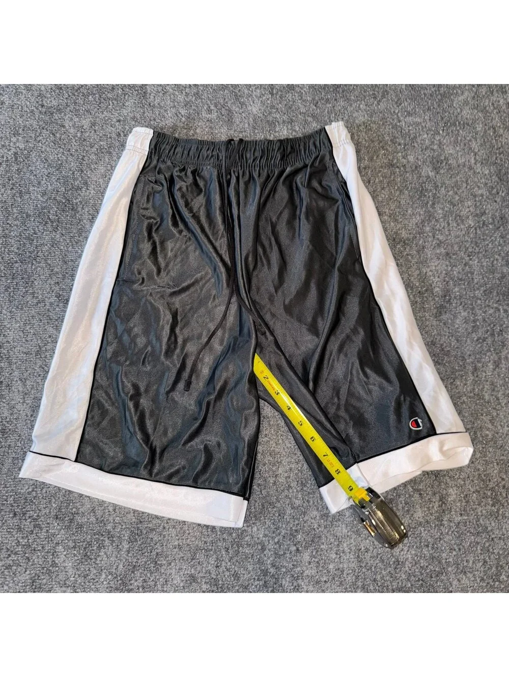 Champion Grail Baggy Dazzle Hoop Shorts Mens MD Vtg y2k 90s Rare